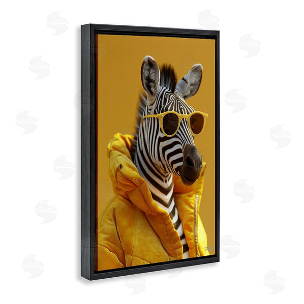 Stupell Industries Roozbeh Bahramali | Bold Zebra In Yellow