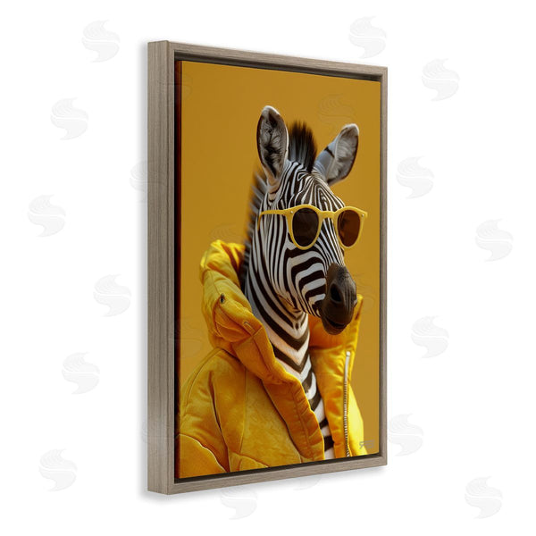 Stupell Industries Roozbeh Bahramali | Bold Zebra In Yellow