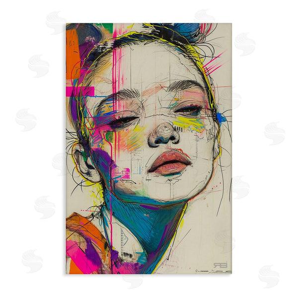 stupell industries Roozbeh Bahramali | Bright Sketch Visage