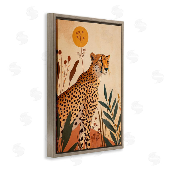 Stupell Industries Roozbeh Bahramali | Cheetah And Boho Plants