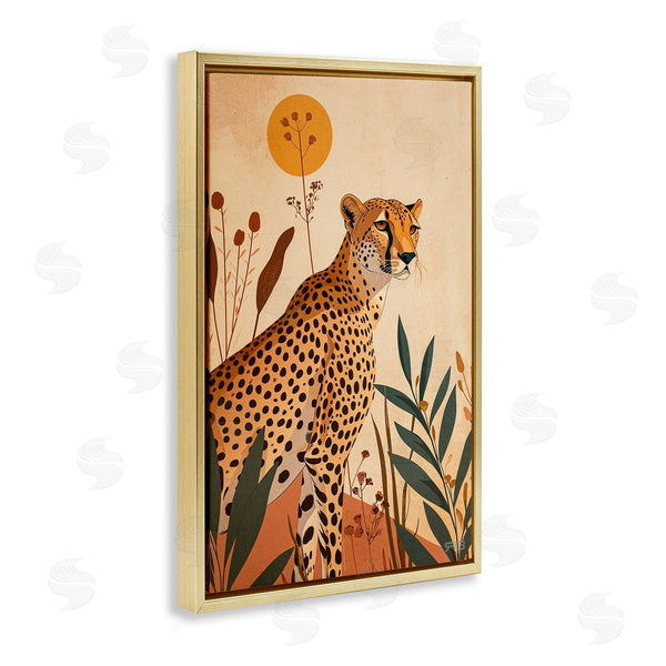 Stupell Industries Roozbeh Bahramali | Cheetah And Boho Plants