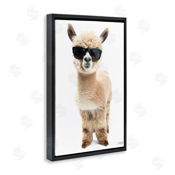 Stupell Industries Roozbeh Bahramali | Cool Alpaca And Glasses