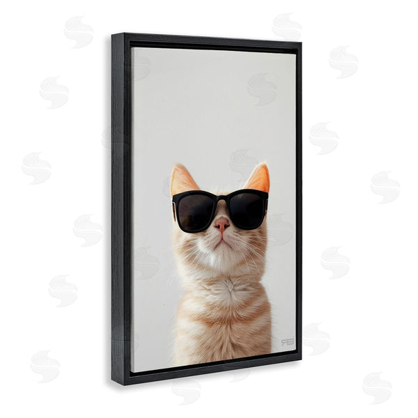 Stupell Industries Roozbeh Bahramali | Cool Sunglasses Cat