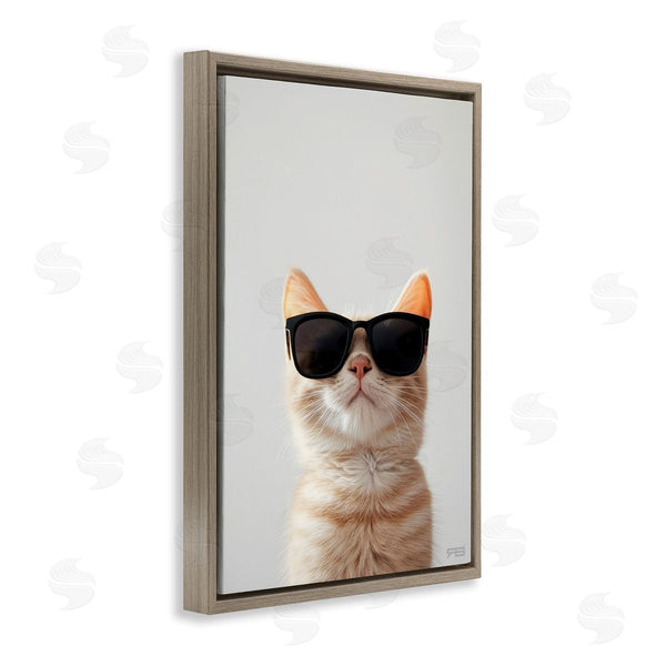 Stupell Industries Roozbeh Bahramali | Cool Sunglasses Cat
