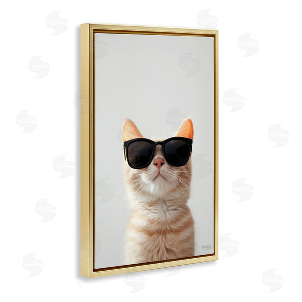 Stupell Industries Roozbeh Bahramali | Cool Sunglasses Cat