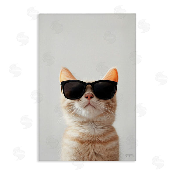 stupell industries Roozbeh Bahramali | Cool Sunglasses Cat