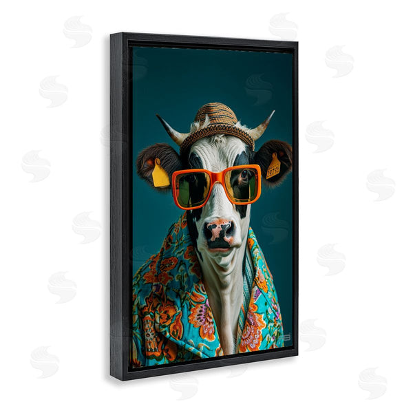 Stupell Industries Roozbeh Bahramali | Cool Trendy Cow