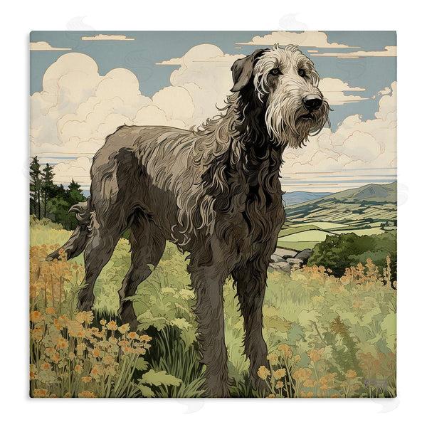 stupell industries Roozbeh Bahramali | Countryside Landscape Dog