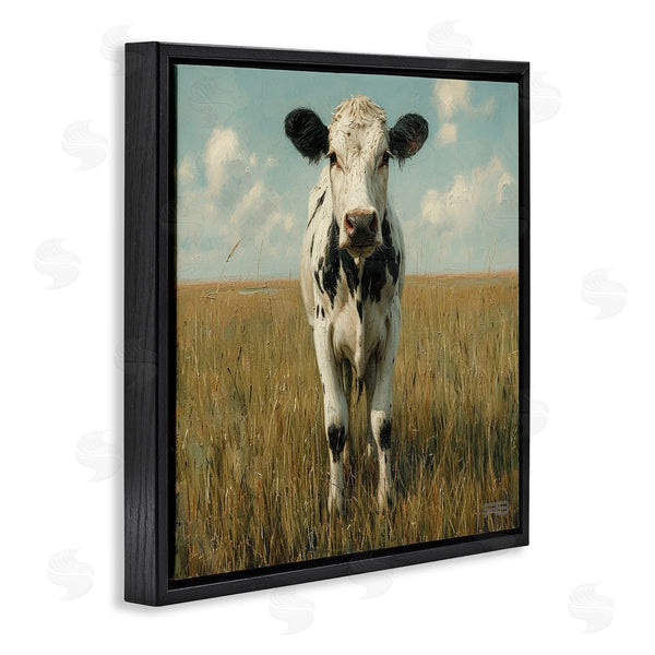 Stupell Industries Roozbeh Bahramali | Cow In Verdant Field