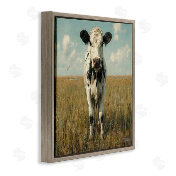 Stupell Industries Roozbeh Bahramali | Cow In Verdant Field