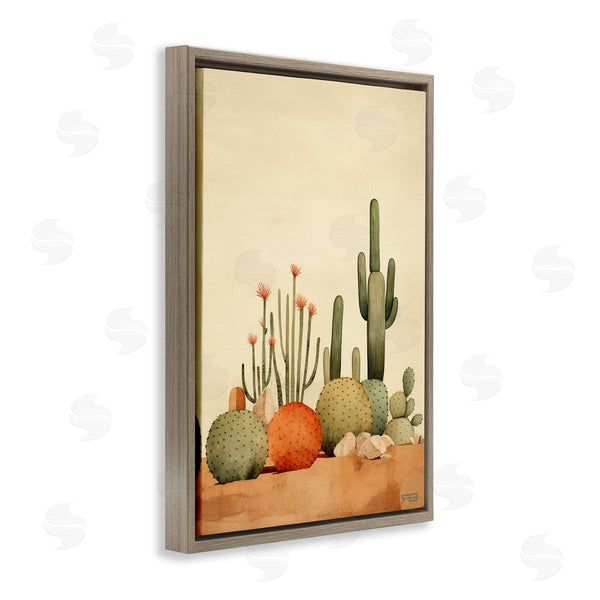 Stupell Industries Roozbeh Bahramali | Desert Cactus Scenery