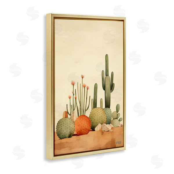 Stupell Industries Roozbeh Bahramali | Desert Cactus Scenery