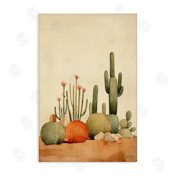 stupell industries Roozbeh Bahramali | Desert Cactus Scenery