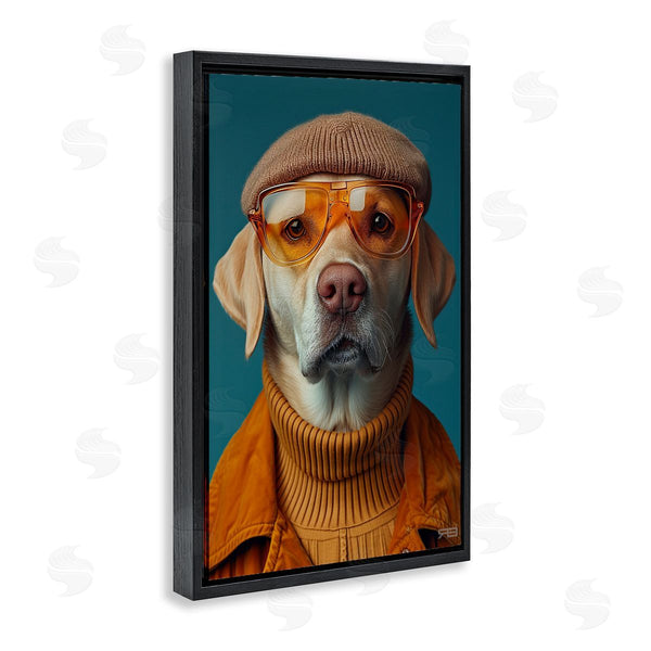 Stupell Industries Roozbeh Bahramali | Dog In Knit Fashion