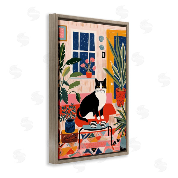 Stupell Industries Roozbeh Bahramali | Eclectic Living Room Cat
