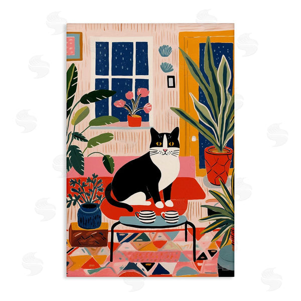 stupell industries Roozbeh Bahramali | Eclectic Living Room Cat