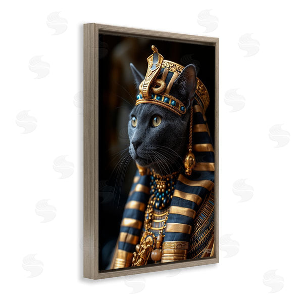 Stupell Industries Roozbeh Bahramali | Egyptian Pharaoh Cat
