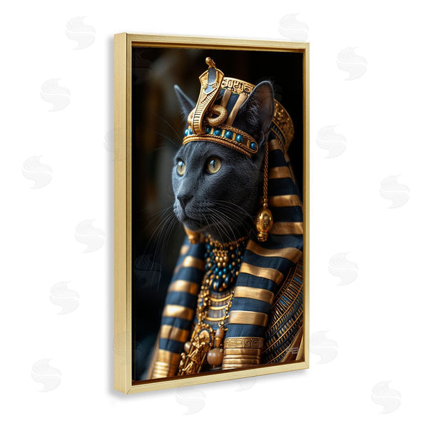 Stupell Industries Roozbeh Bahramali | Egyptian Pharaoh Cat