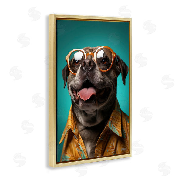 Stupell Industries Roozbeh Bahramali | Fashion Dog Friend