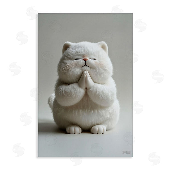stupell industries Roozbeh Bahramali | Fluffy Praying Cat