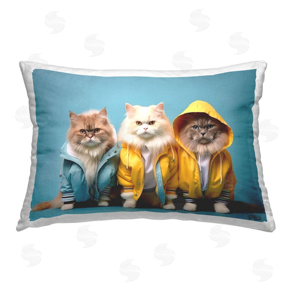 stupell industries Roozbeh Bahramali | Funny Stylish Cats