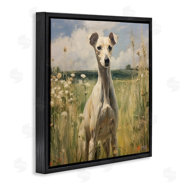 Stupell Industries Roozbeh Bahramali | Greyhound Dog Landscape