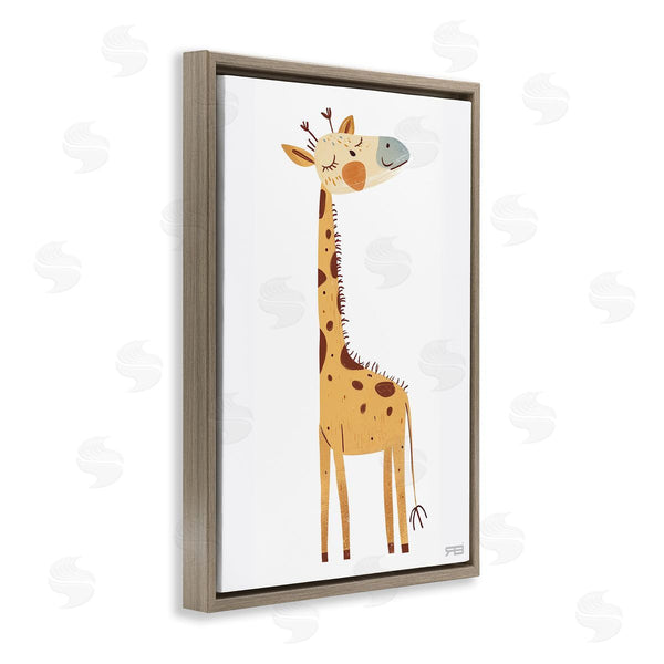 Stupell Industries Roozbeh Bahramali | Happy Giraffe Winking