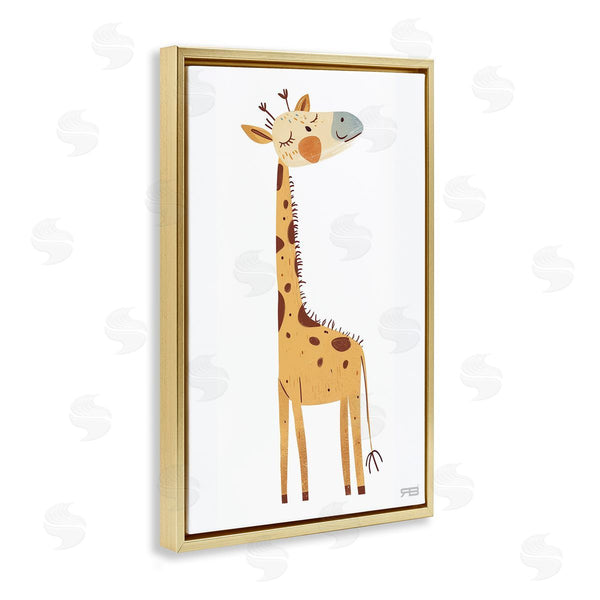 Stupell Industries Roozbeh Bahramali | Happy Giraffe Winking