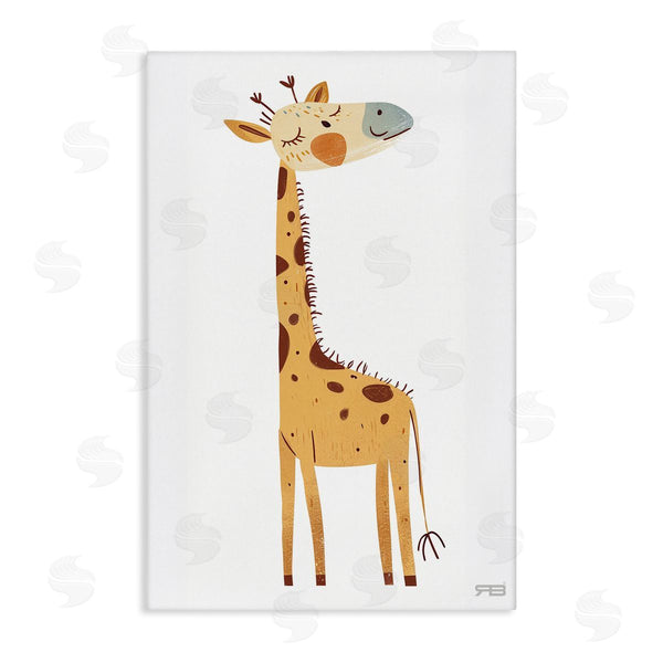 stupell industries Roozbeh Bahramali | Happy Giraffe Winking
