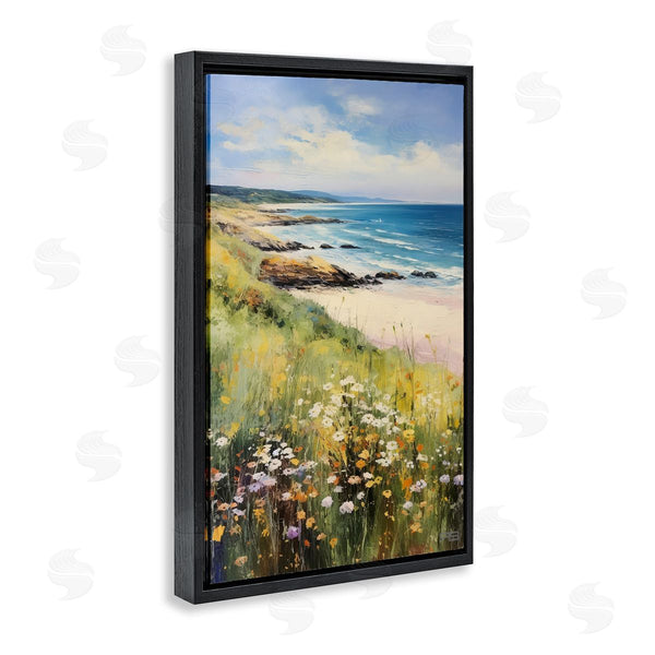 Stupell Industries Roozbeh Bahramali | Meadow Beside Beach Wall Art