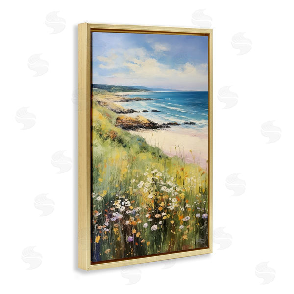Stupell Industries Roozbeh Bahramali | Meadow Beside Beach Wall Art