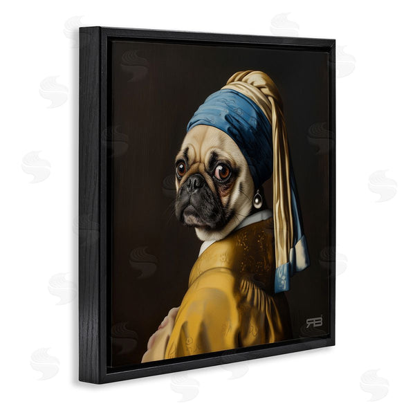 Stupell Industries Roozbeh Bahramali | Pearl Earring Classic Dog