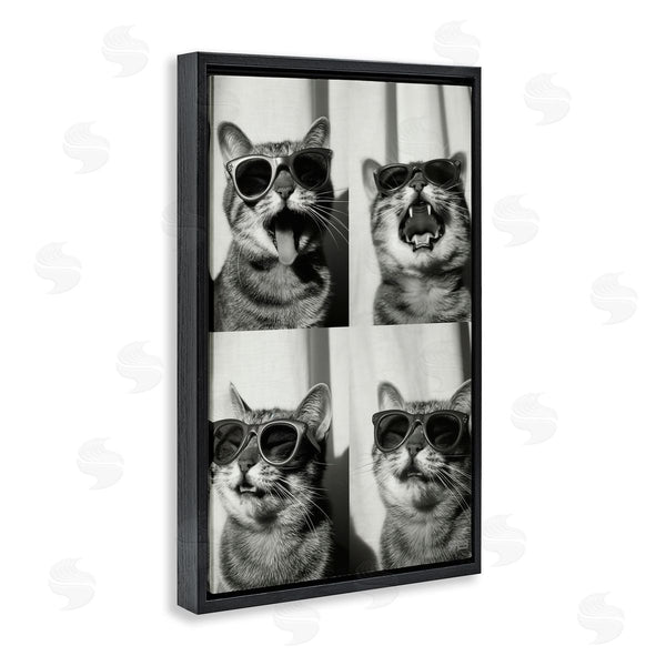 Stupell Industries Roozbeh Bahramali | Photobooth Style Cat