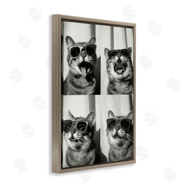 Stupell Industries Roozbeh Bahramali | Photobooth Style Cat