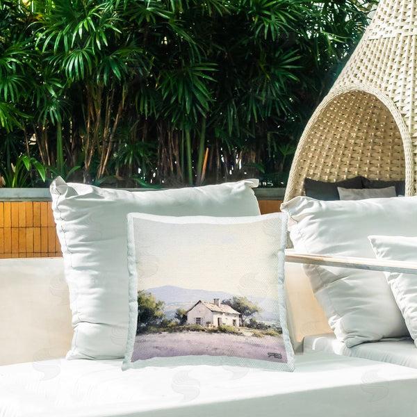 Stupell Industries Roozbeh Bahramali | Rural Farm Horizon Printed Throw Pillow