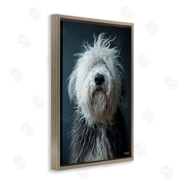 Stupell Industries Roozbeh Bahramali | Shaggy Pup Portrait