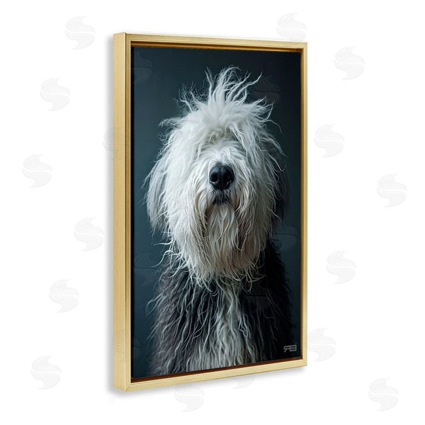 Stupell Industries Roozbeh Bahramali | Shaggy Pup Portrait