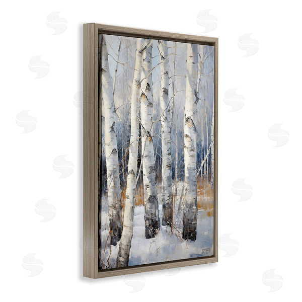 Stupell Industries Roozbeh Bahramali | Snowy Birch Forest