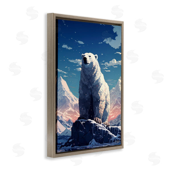 Stupell Industries Roozbeh Bahramali | Snowy Polar Bear