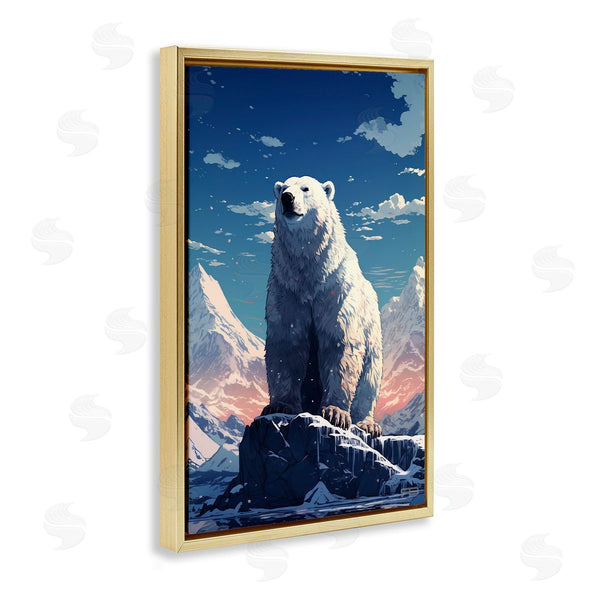 Stupell Industries Roozbeh Bahramali | Snowy Polar Bear