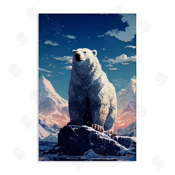 stupell industries Roozbeh Bahramali | Snowy Polar Bear