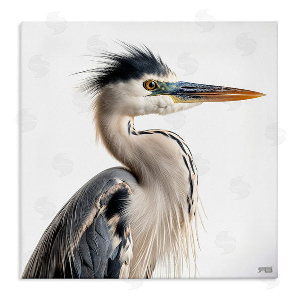 stupell industries Roozbeh Bahramali | Stoic Heron Looking Right