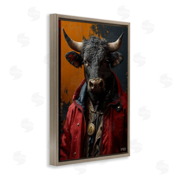 Stupell Industries Roozbeh Bahramali | Street Style Cattle Wall Art