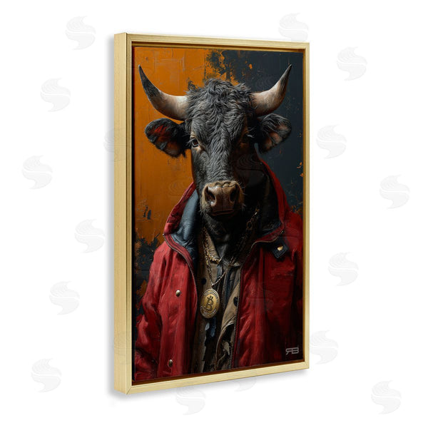 Stupell Industries Roozbeh Bahramali | Street Style Cattle Wall Art