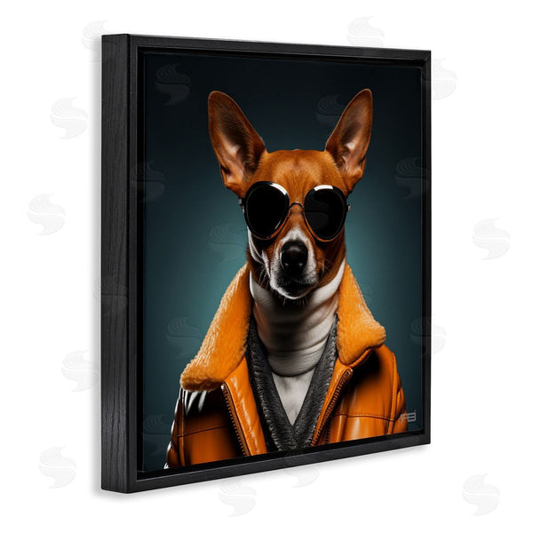 Stupell Industries Roozbeh Bahramali | Stylish Dog With Sunglasses