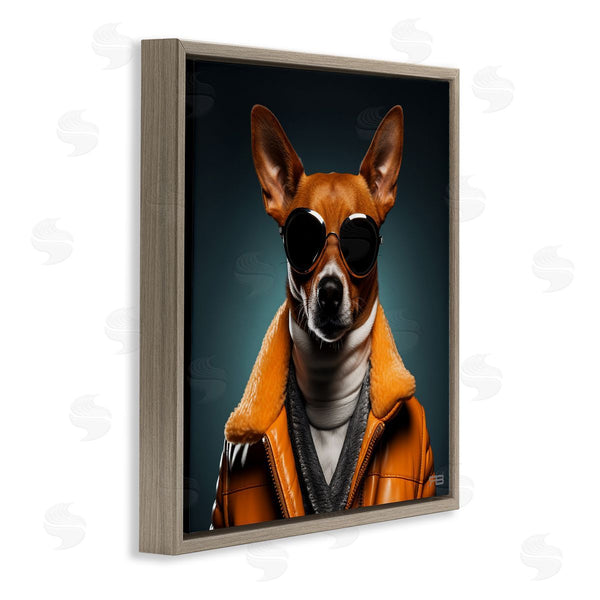 Stupell Industries Roozbeh Bahramali | Stylish Dog With Sunglasses