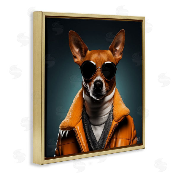 Stupell Industries Roozbeh Bahramali | Stylish Dog With Sunglasses