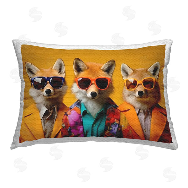 Stupell Industries Roozbeh Bahramali | Stylish Fashion Foxes