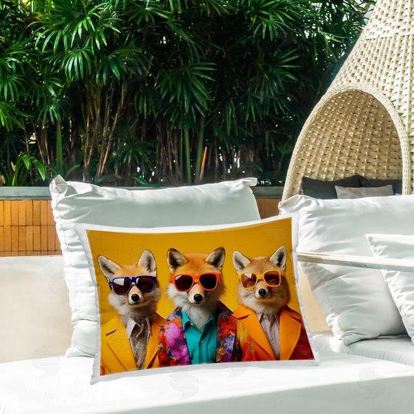 Stupell Industries Roozbeh Bahramali | Stylish Fashion Foxes