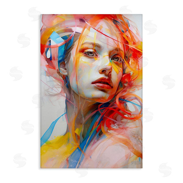 stupell industries Roozbeh Bahramali | Swirling Hair Portrait